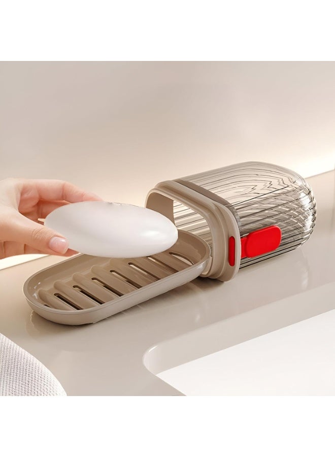 حافظة الصابون المتنقلة للرحلات او السفر صُممت لتقدم أقصى درجات النظافة والجفاف للصابون - Image 2